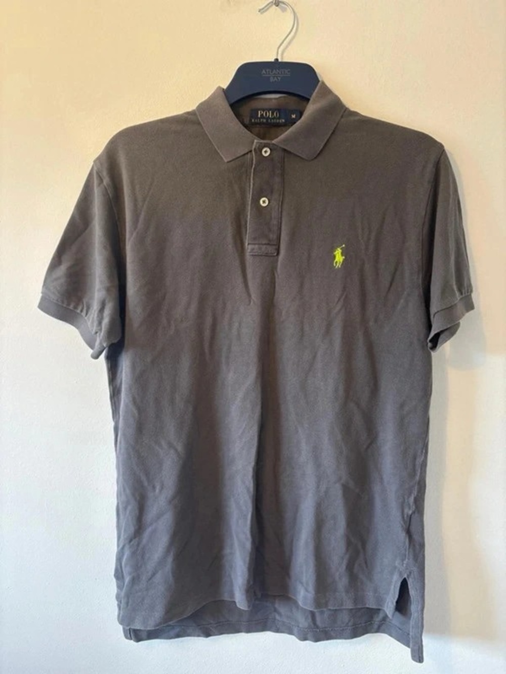Polo by Ralph Lauren Gray Polo with Neon Yellow Pony